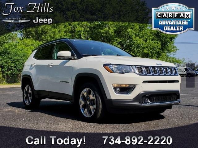 used 2021 Jeep Compass car, priced at $20,999