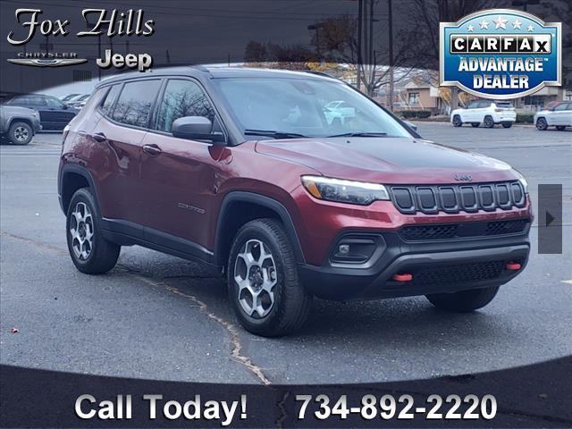 used 2022 Jeep Compass car, priced at $22,639