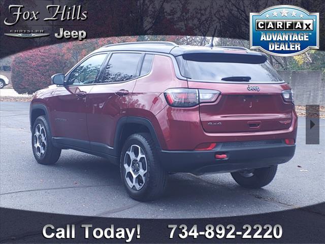 used 2022 Jeep Compass car, priced at $22,639