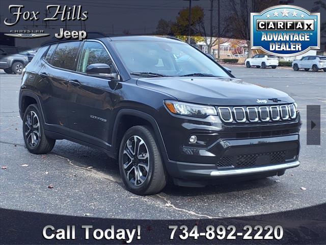 used 2022 Jeep Compass car, priced at $22,495