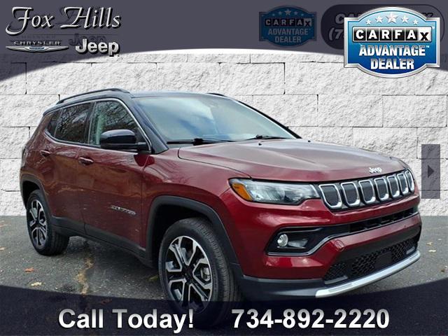 used 2022 Jeep Compass car, priced at $21,888