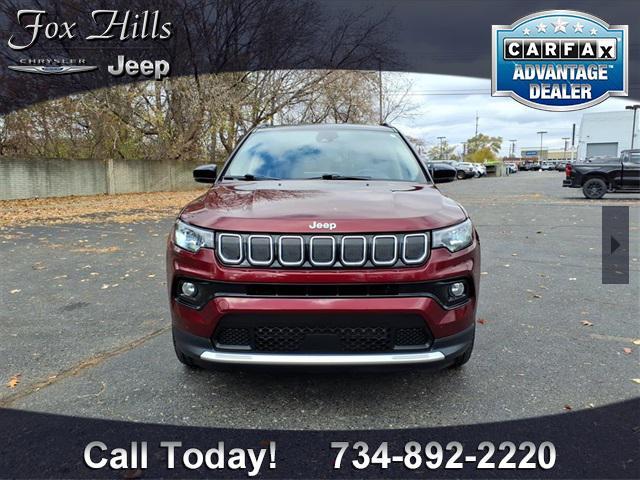 used 2022 Jeep Compass car, priced at $21,888