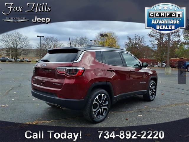 used 2022 Jeep Compass car, priced at $21,888