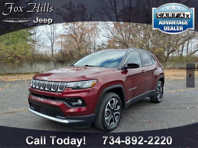 used 2022 Jeep Compass car, priced at $21,888