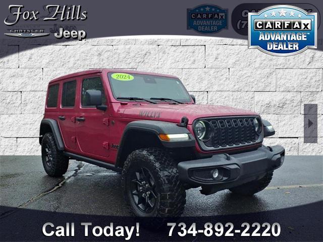 used 2024 Jeep Wrangler car, priced at $41,988