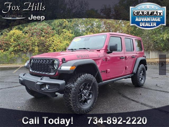 used 2024 Jeep Wrangler car, priced at $41,988