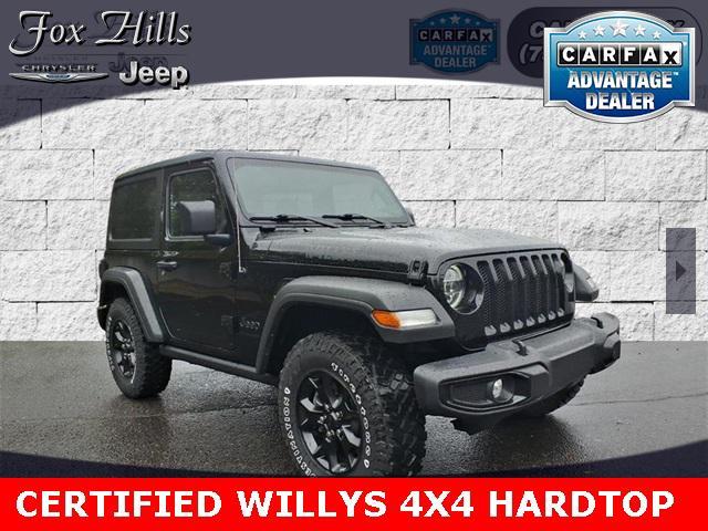 used 2021 Jeep Wrangler car, priced at $29,157