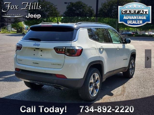 used 2021 Jeep Compass car, priced at $21,539