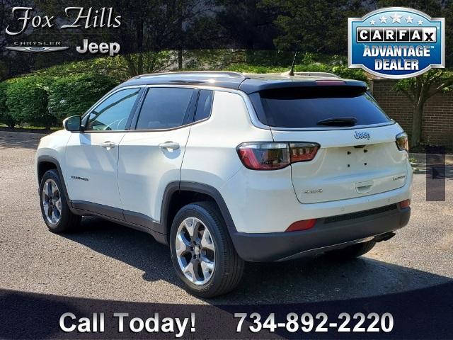 used 2021 Jeep Compass car, priced at $21,539