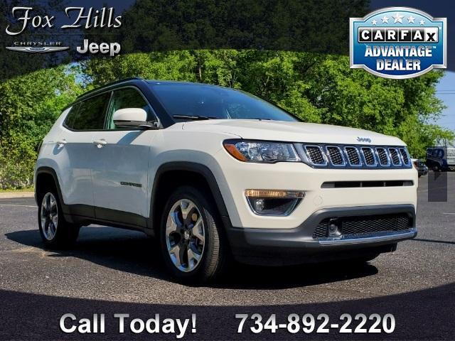used 2021 Jeep Compass car, priced at $21,539