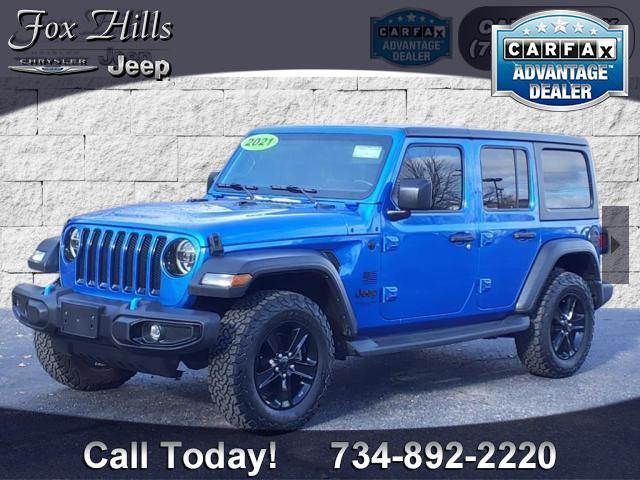 used 2021 Jeep Wrangler Unlimited car, priced at $30,995