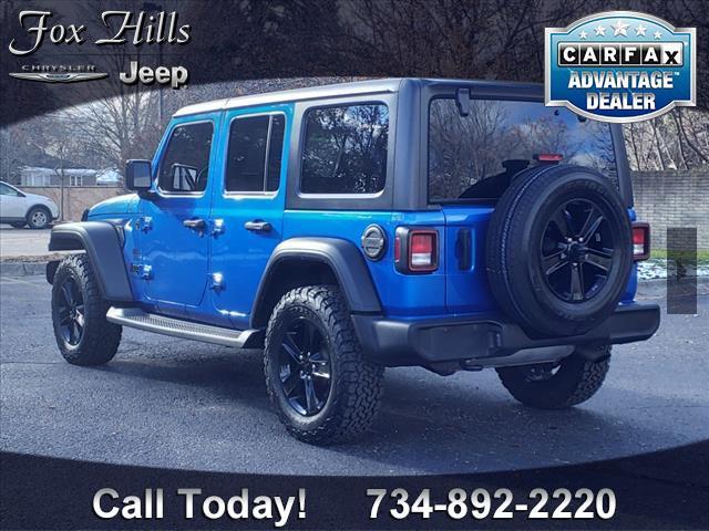 used 2021 Jeep Wrangler Unlimited car, priced at $30,995