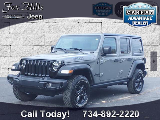 used 2021 Jeep Wrangler car, priced at $28,895