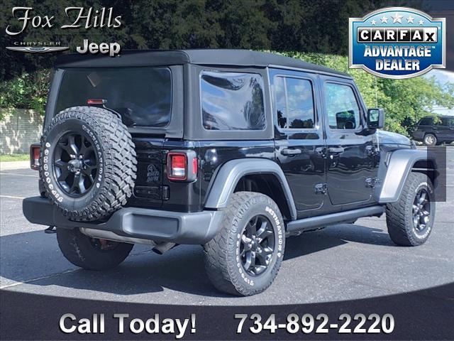 used 2020 Jeep Wrangler Unlimited car, priced at $29,999