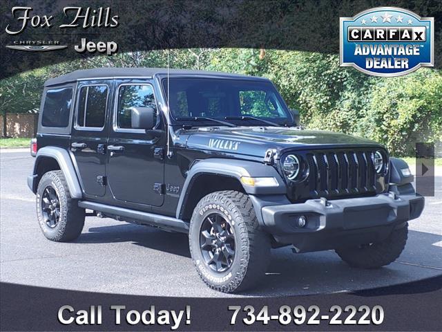 used 2020 Jeep Wrangler Unlimited car, priced at $29,999