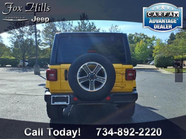 used 2021 Jeep Wrangler Unlimited car, priced at $28,399