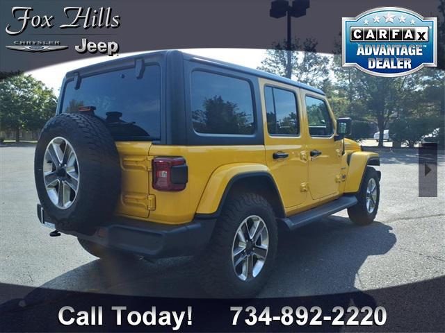 used 2021 Jeep Wrangler Unlimited car, priced at $28,399