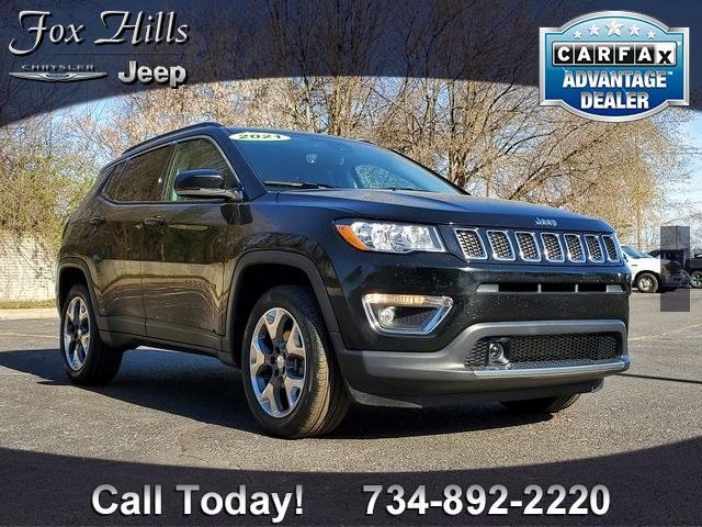 used 2021 Jeep Compass car, priced at $21,638