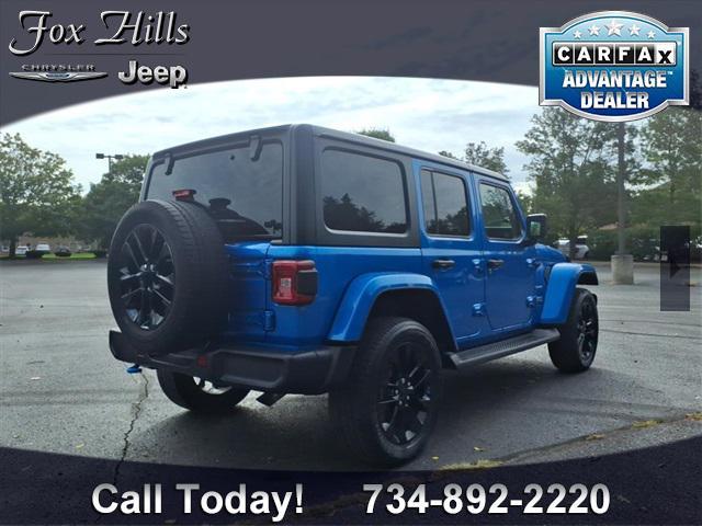 used 2022 Jeep Wrangler Unlimited 4xe car, priced at $32,298