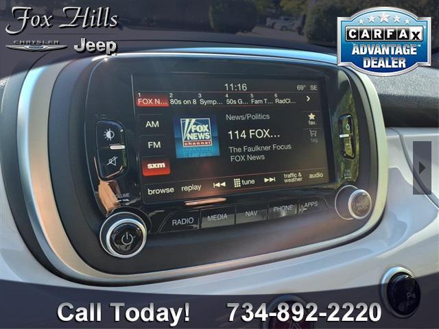 used 2016 FIAT 500X car, priced at $6,499