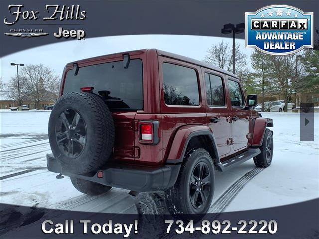 used 2021 Jeep Wrangler Unlimited car, priced at $28,329