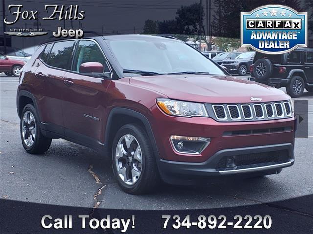 used 2021 Jeep Compass car, priced at $21,994