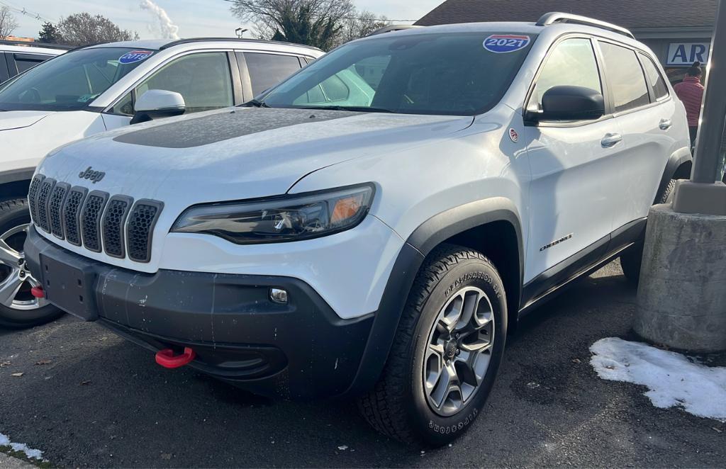 used 2021 Jeep Cherokee car, priced at $27,798