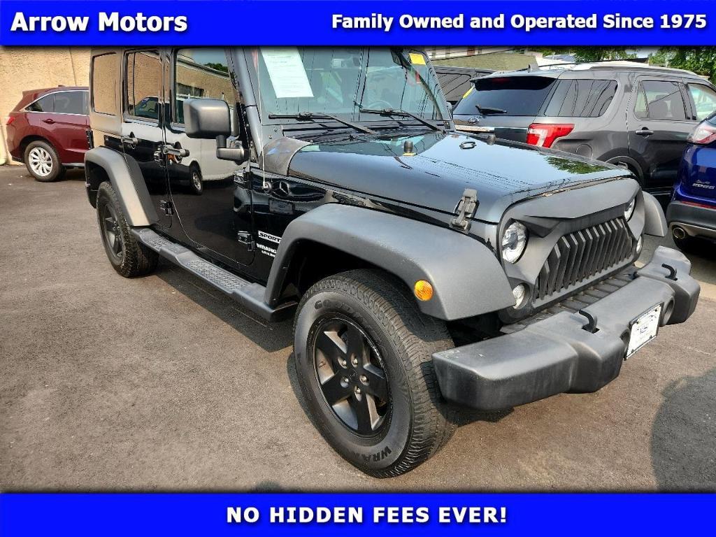 used 2017 Jeep Wrangler Unlimited car, priced at $21,688