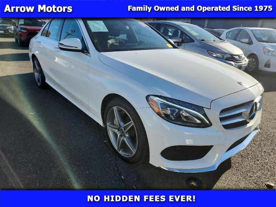 used 2018 Mercedes-Benz C-Class car, priced at $23,999