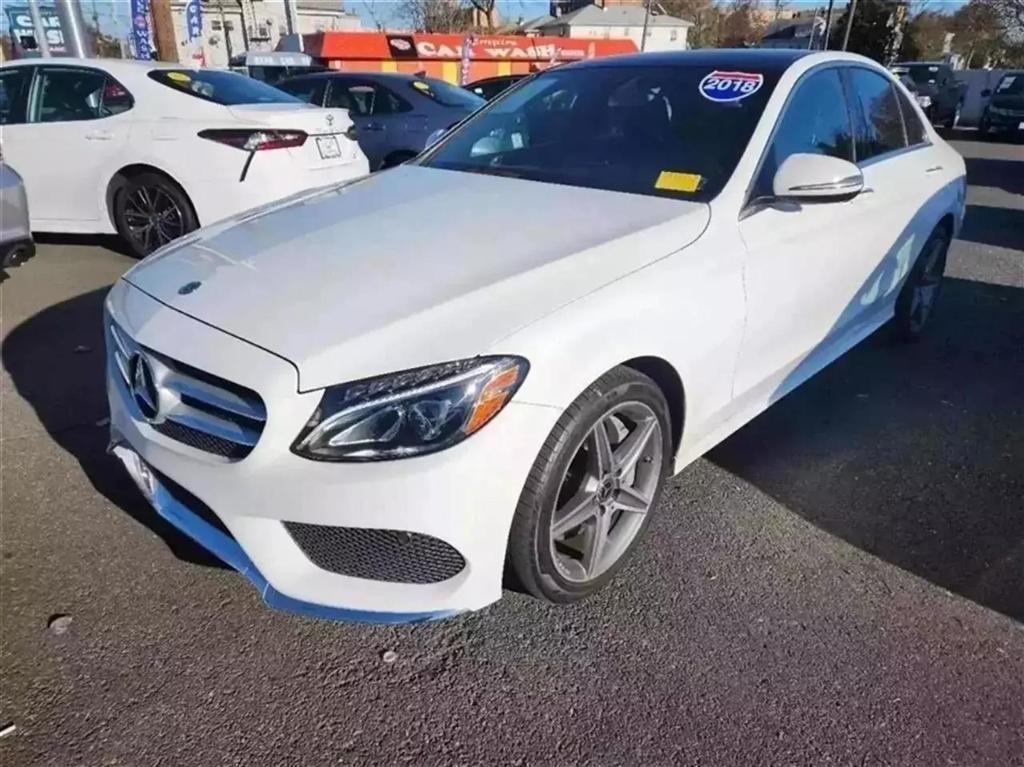 used 2018 Mercedes-Benz C-Class car, priced at $23,999