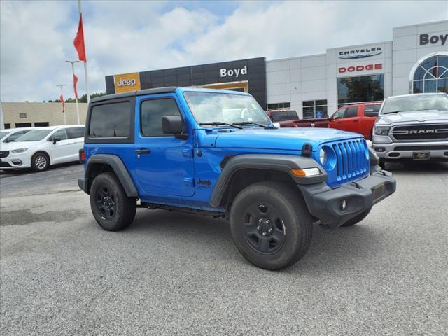 used 2022 Jeep Wrangler car, priced at $29,333