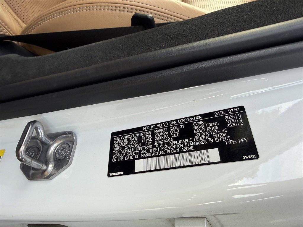 used 2017 Volvo XC90 Hybrid car, priced at $19,998