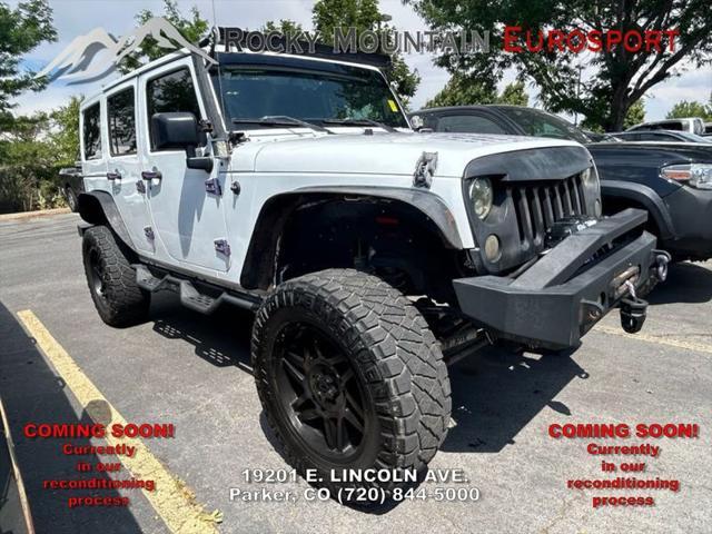 used 2015 Jeep Wrangler Unlimited car, priced at $22,998