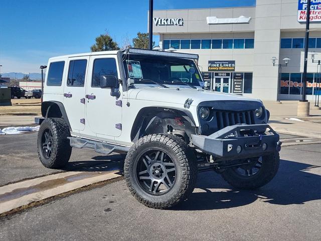 used 2015 Jeep Wrangler Unlimited car, priced at $19,998