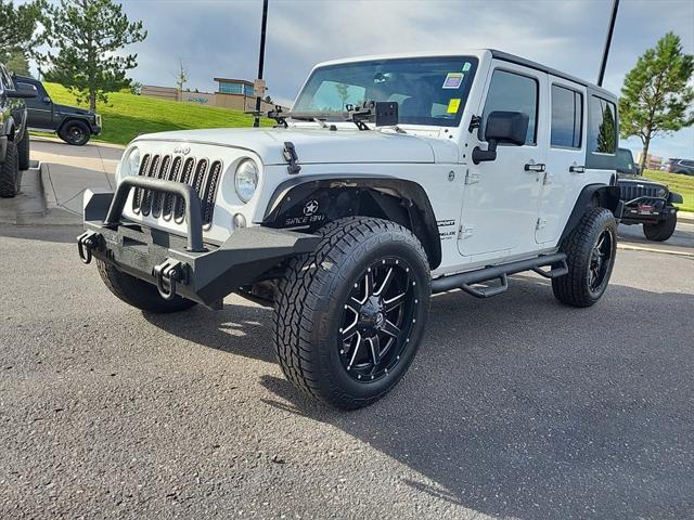 used 2015 Jeep Wrangler Unlimited car, priced at $19,498