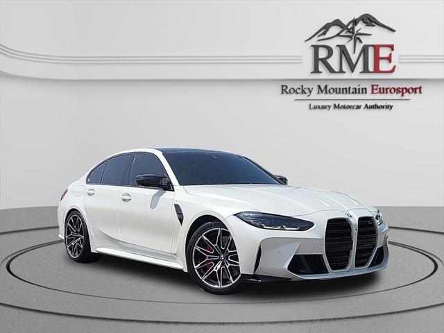 used 2022 BMW M3 car, priced at $77,198