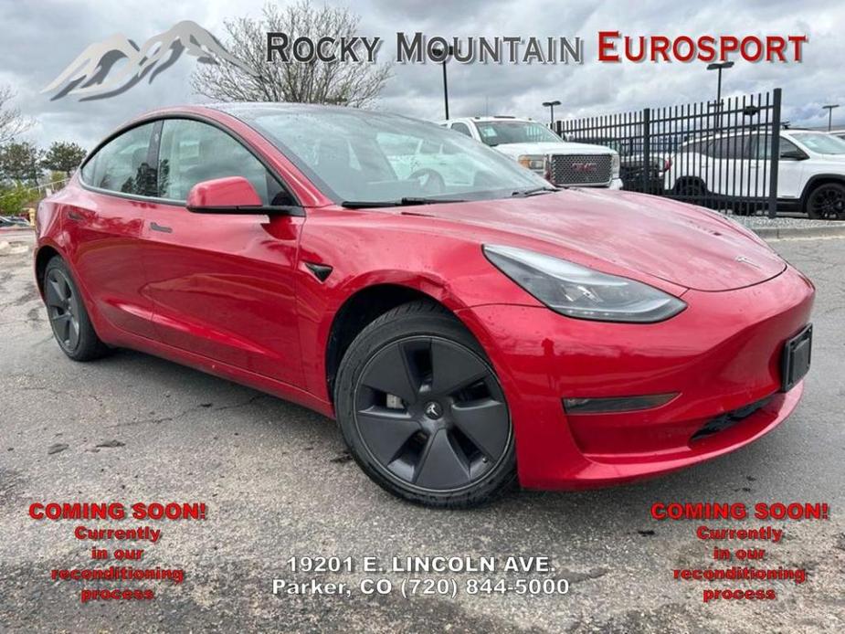 used 2022 Tesla Model 3 car, priced at $30,198