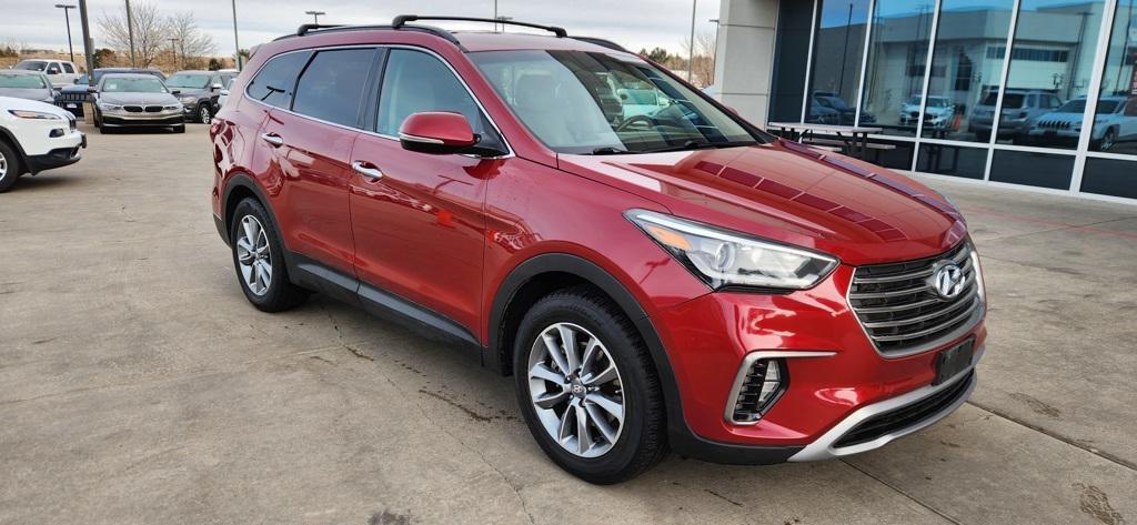 used 2017 Hyundai Santa Fe car, priced at $14,669