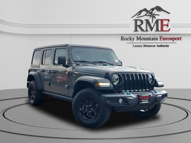 used 2023 Jeep Wrangler 4xe car, priced at $29,599