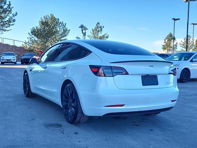 used 2023 Tesla Model 3 car, priced at $34,998