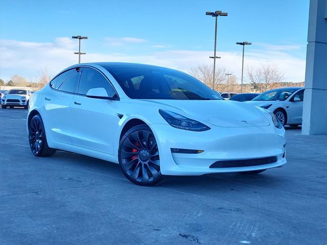 used 2023 Tesla Model 3 car, priced at $34,998