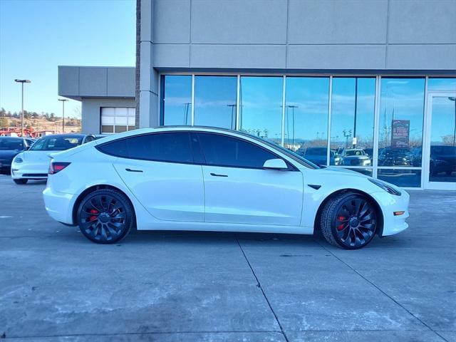 used 2023 Tesla Model 3 car, priced at $34,998