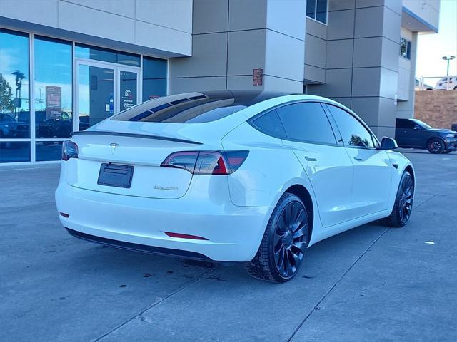 used 2023 Tesla Model 3 car, priced at $34,998