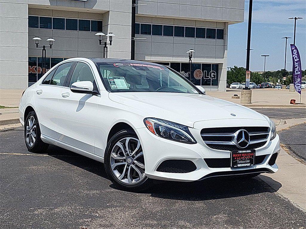 used 2017 Mercedes-Benz C-Class car, priced at $15,398