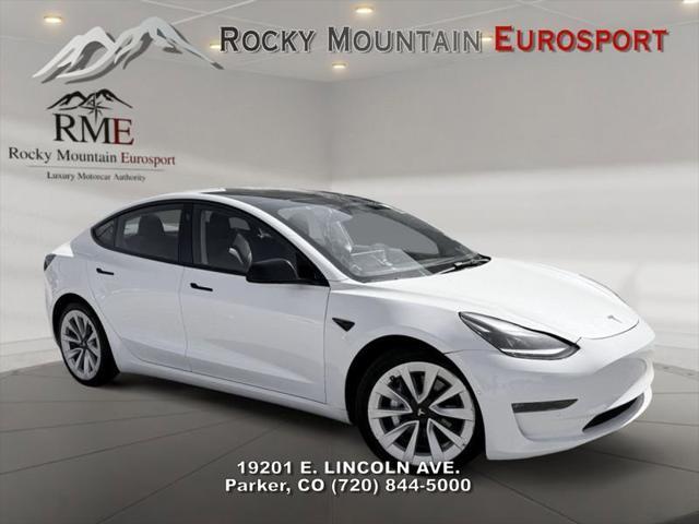 used 2022 Tesla Model 3 car, priced at $29,998