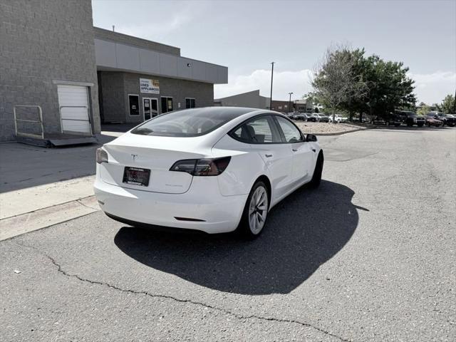 used 2022 Tesla Model 3 car, priced at $27,998