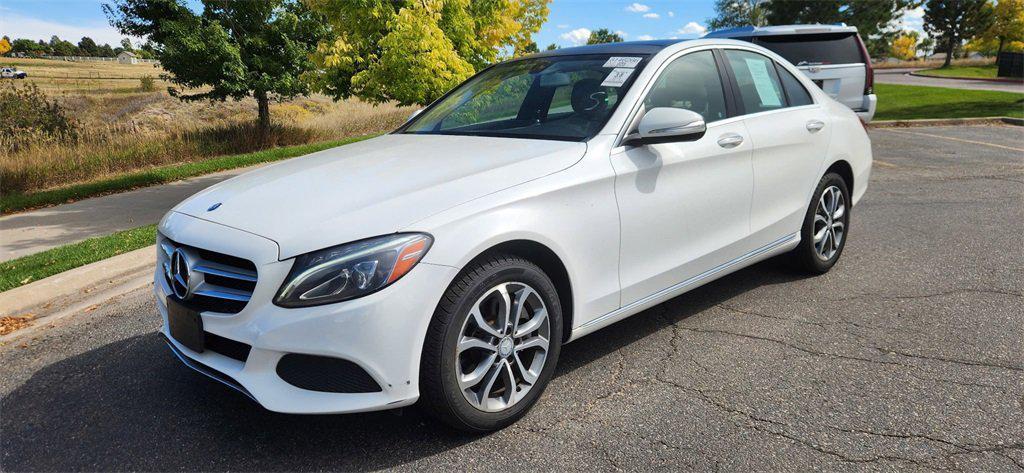 used 2015 Mercedes-Benz C-Class car, priced at $19,199