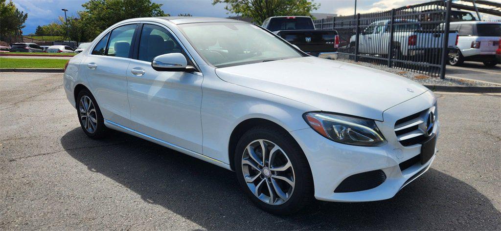 used 2015 Mercedes-Benz C-Class car, priced at $19,199