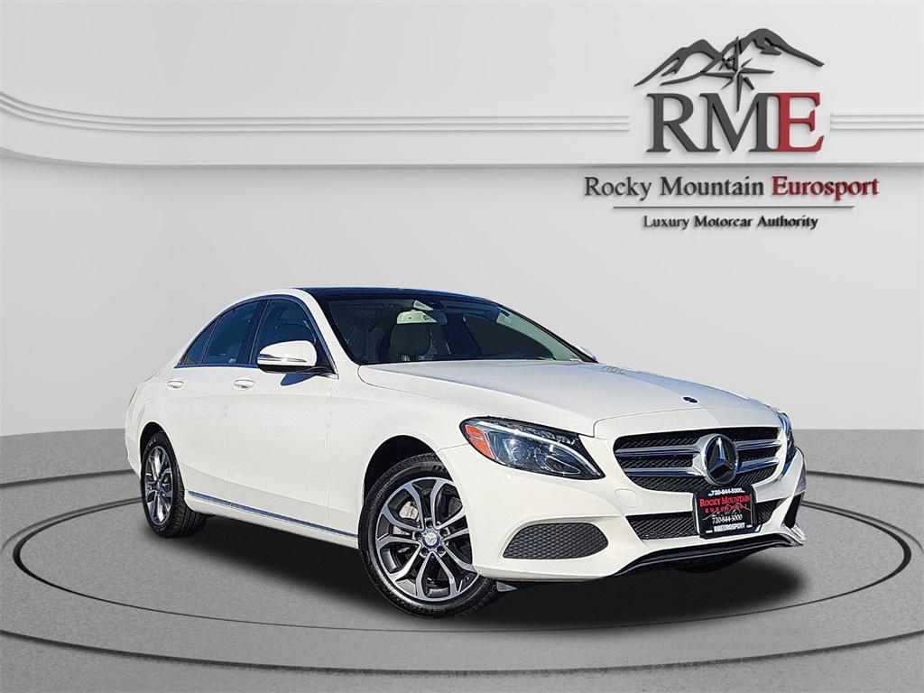 used 2015 Mercedes-Benz C-Class car, priced at $17,398
