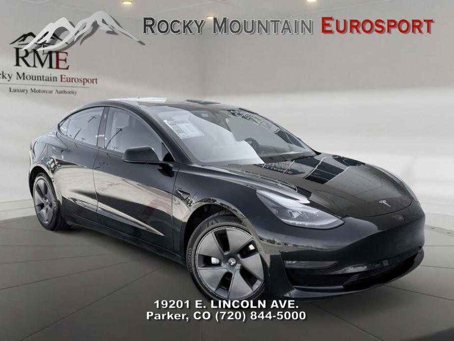 used 2022 Tesla Model 3 car, priced at $27,998